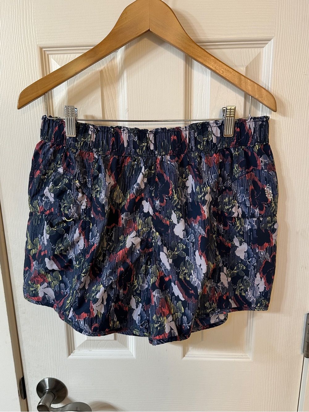 Free People Movement Women's The Way Home Shorts Medium Multicolor Abstract